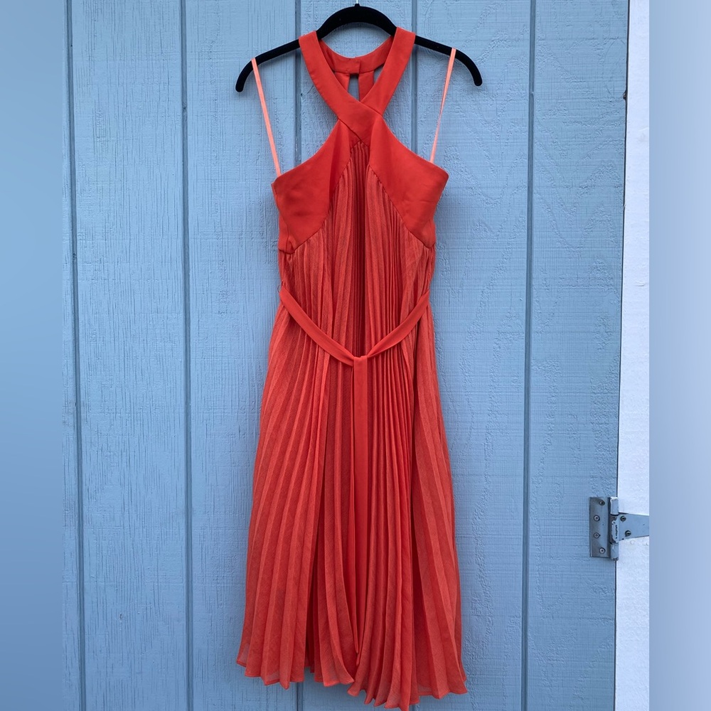 BCBG MaxAzria orange dream dress; size 6; worn once